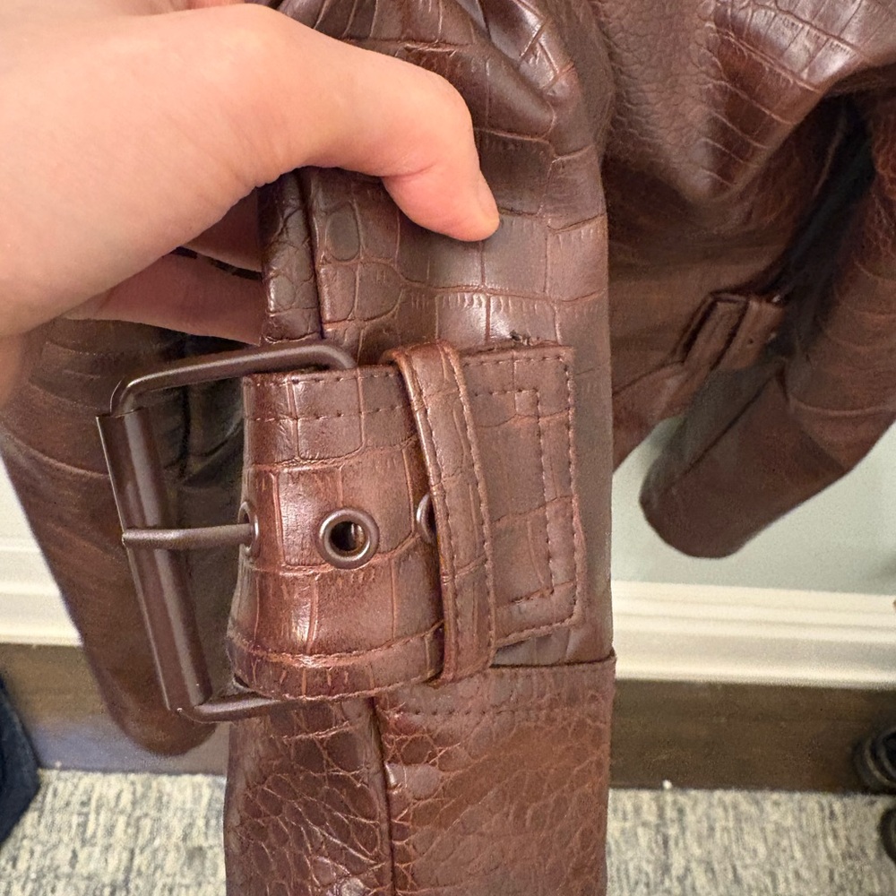 House of Sunny take a trip racer Brown Jacket - Picture 7 of 15